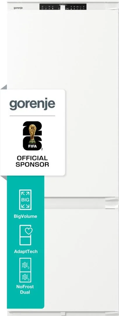 Gorenje Kombinerade kyl/frysskåp NRKI619D61WFE BK070