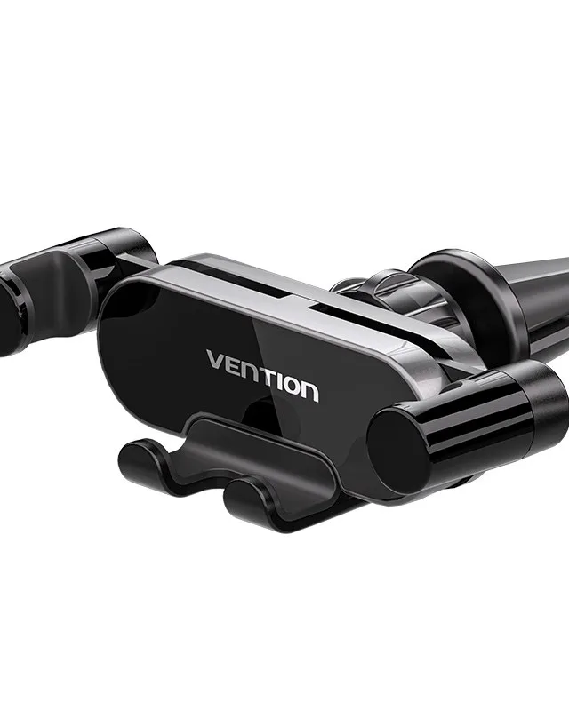 Vention Auto-Clamping Car Phone Mount With Duckbill Clip Gray Crossbar Type