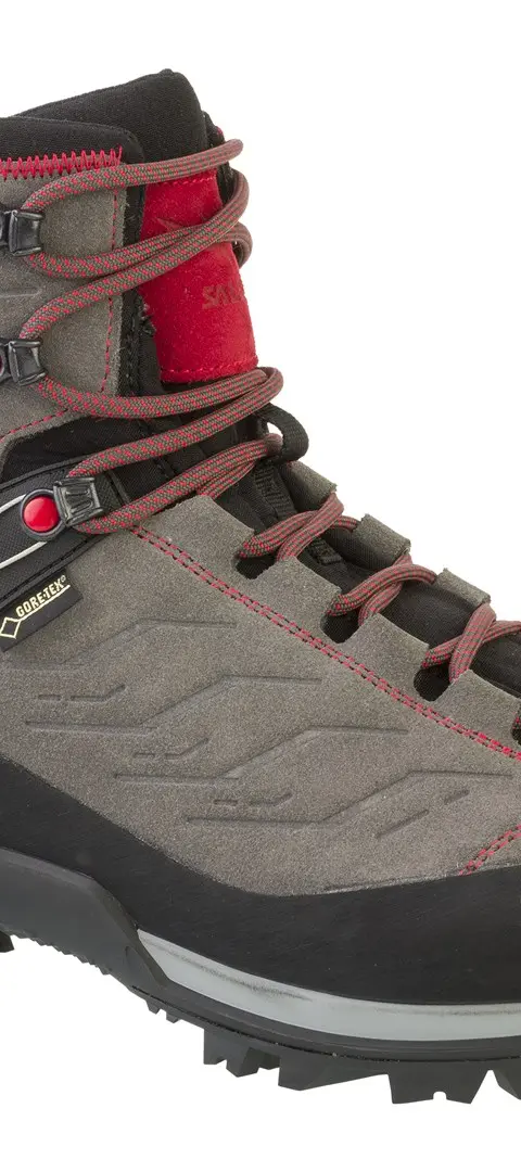 Salewa MTN Trainer Mid GTX Male Adult Charcoal Grey Red