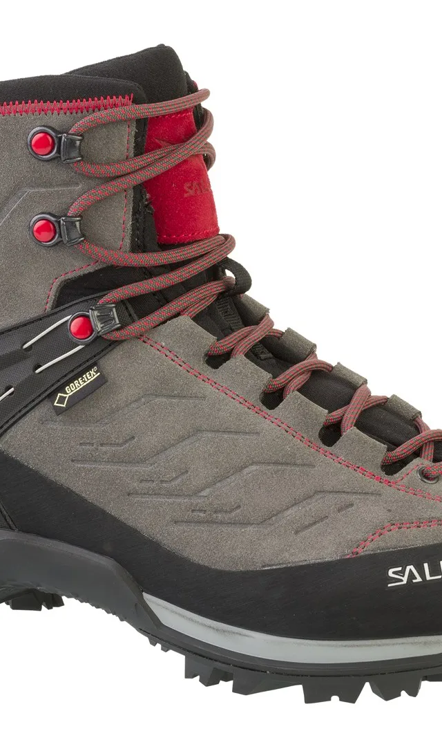 Salewa MTN Trainer Mid GTX Male Adult Charcoal Grey Red