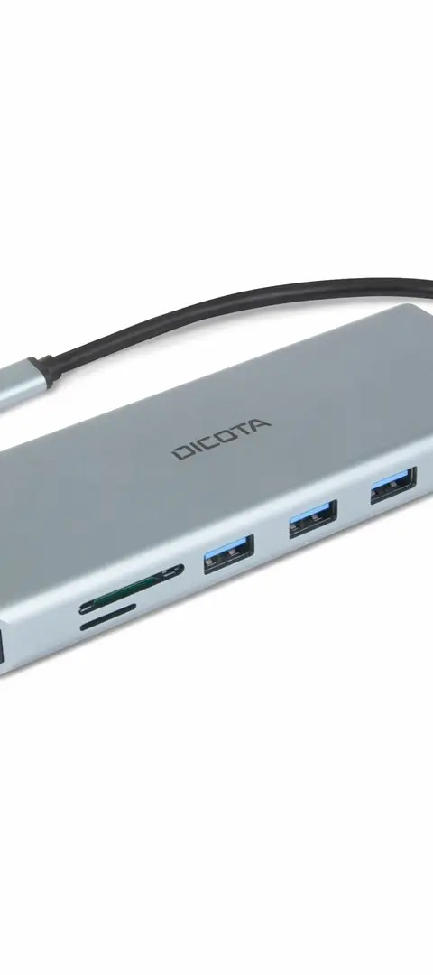 DICOTA D32065 interface hub USB 3.2 Gen 1 (3.1 Gen 1) Type-C Silver