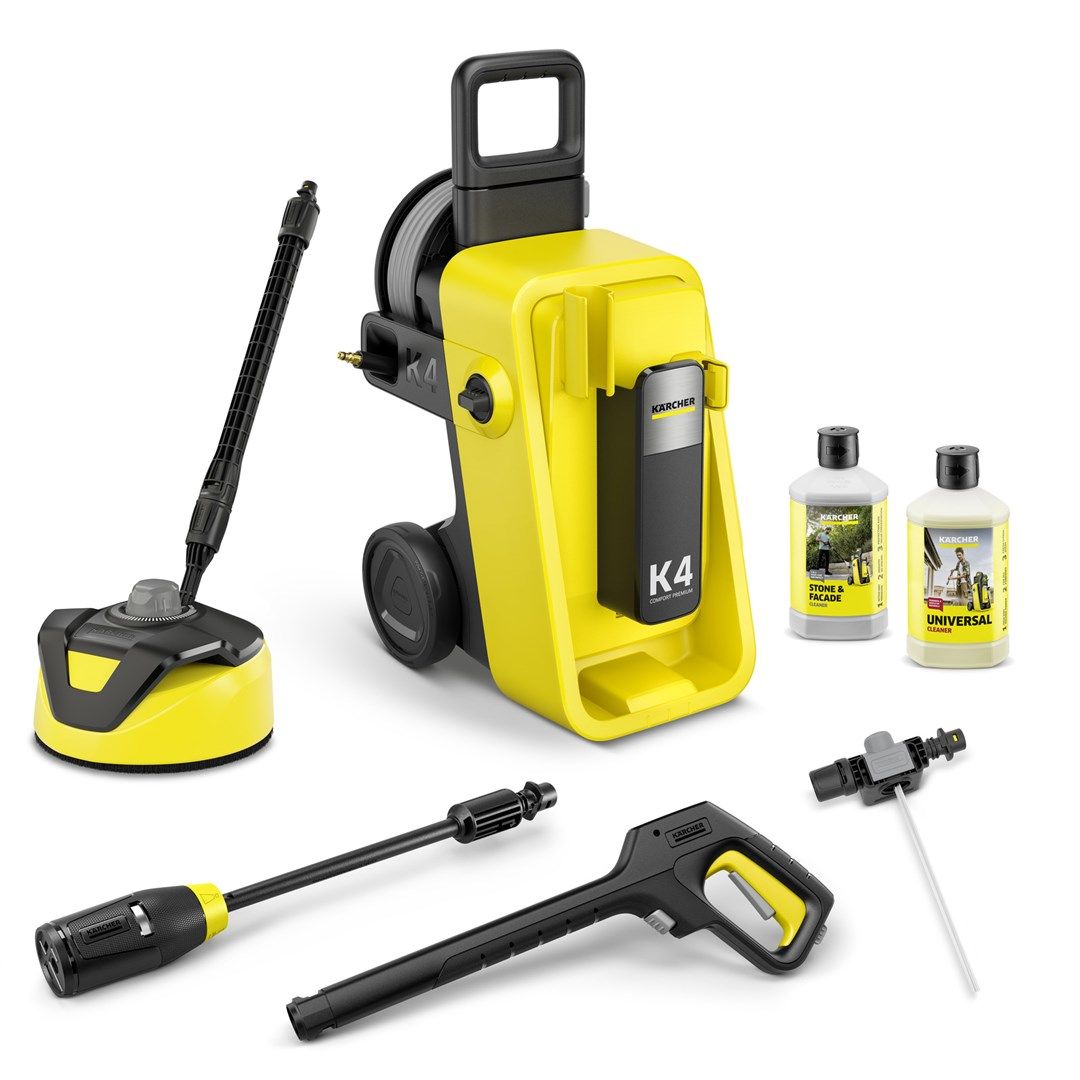 KäRcher K 4 Comfort Premium Home Pressure Washer Upright 420 L/H 1800 W Yellow