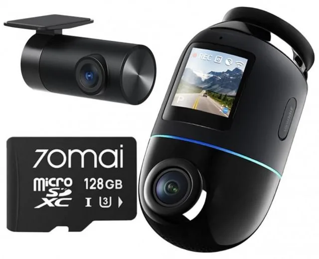Wideorejestrator 70mai X800 Omni 4K/GPS/WiFi Dual Black Karta SD 70mai 128GB