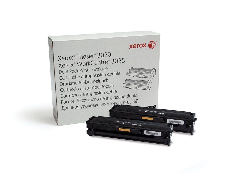 Xerox 106R03048 toner cartridge 2 pc(s) Original Black