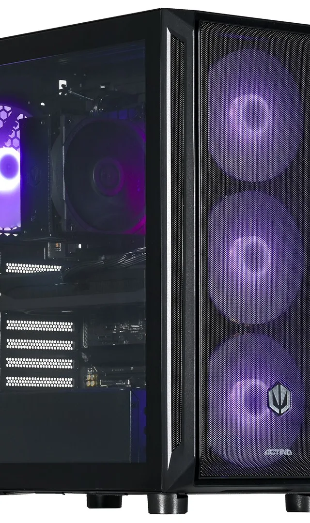 Actina 5901443414728 PC AMD Ryzen™ 7 7700X 32 GB DDR5-SDRAM 2 TB SSD AMD Radeon RX 9070 Midi Tower Black
