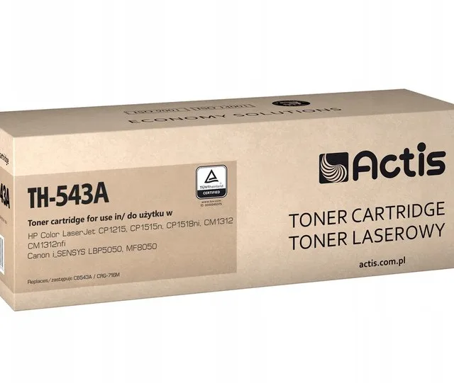 Actis TH-543A Toner for HP, Canon printers, Replacement HP 125A CB543A, Canon CRG-716M; Standard; 1500 pages; purple