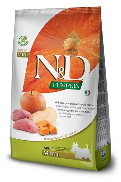 FARMINA N D Pumpkin Adult Mini Boar Apple - Dry Dog Food - 7 Kg
