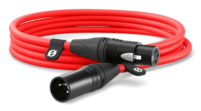 RØDE XLR3M-R audio cable 3 m XLR Red