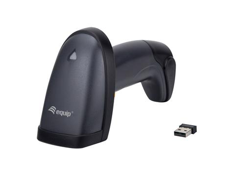 Equip 2D-Barcodescanner Laser Wireless/2.4GHz Halter Black