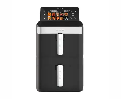 Taurus Air Duo Slim Oil-Free Fryer With Two Baskets