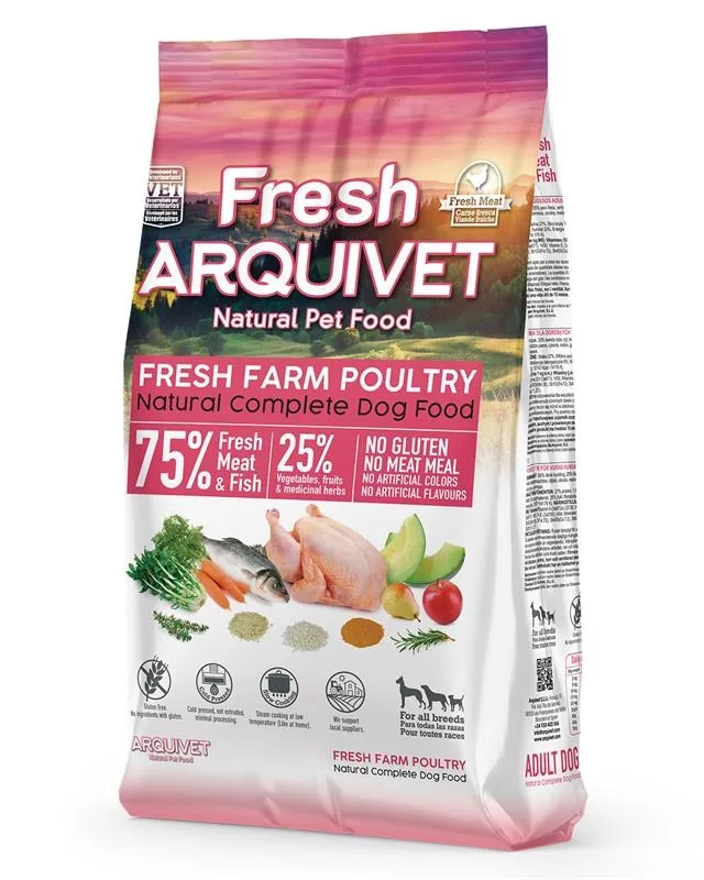 ARQUIVET Fresh Chicken And Oceanic Fish - Dry Dog Food - 10 Kg