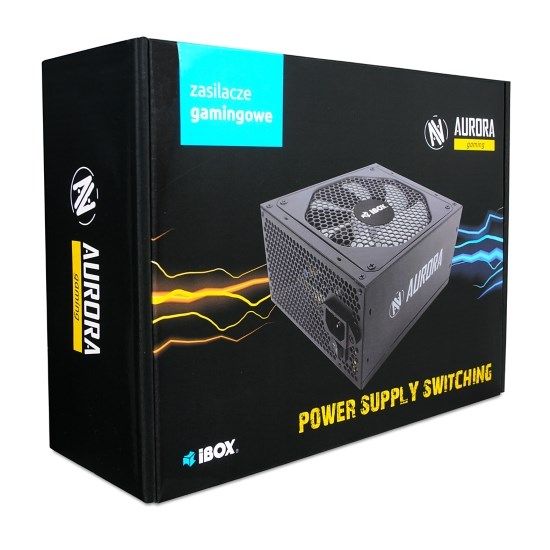 iBox Aurora power supply unit 600 W 20+4 pin ATX ATX Black