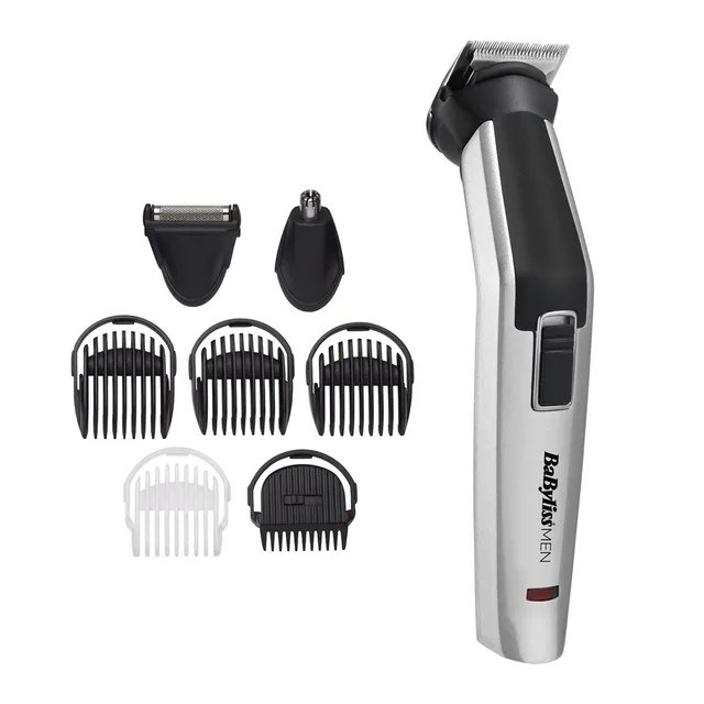 BaByliss 8-in-1 Titanium Silver, Black Nickel-Metal Hydride (NiMH)
