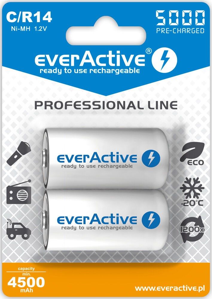 Everactive EVHRL14-5000 household battery Rechargeable battery Nickel-Metal Hydride (NiMH)