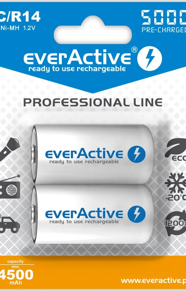 Everactive EVHRL14-5000 household battery Rechargeable battery Nickel-Metal Hydride (NiMH)