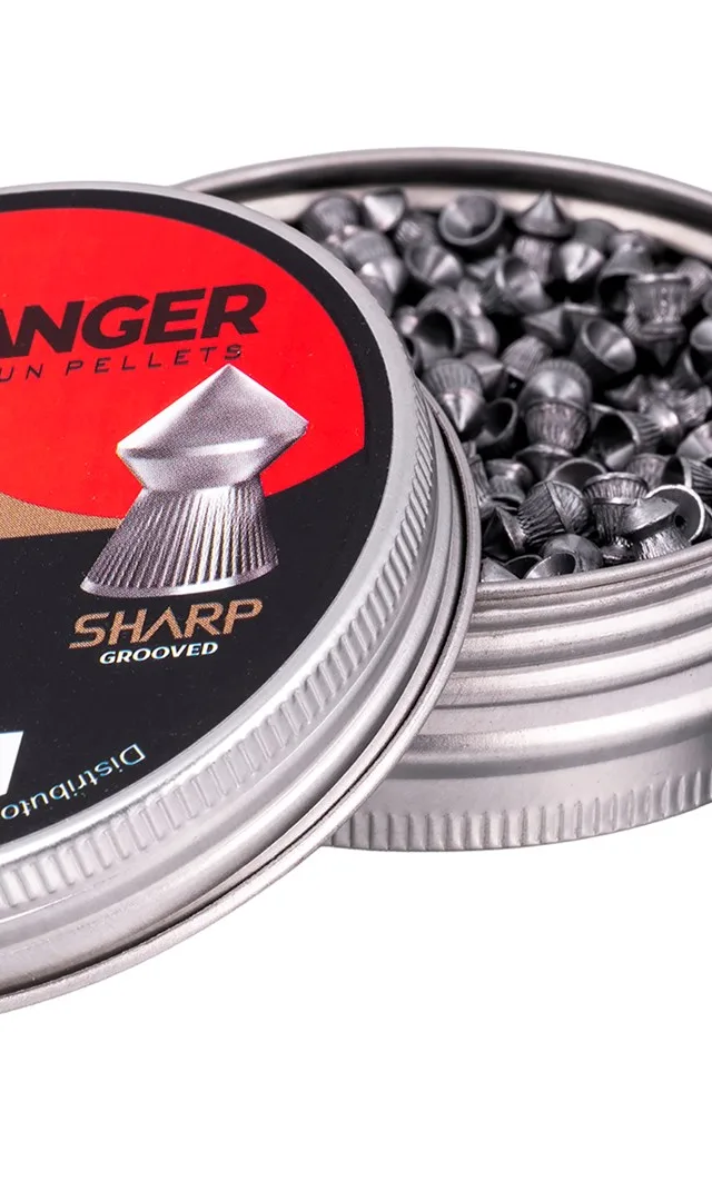 Mm RANGER Diabolo Professional Sharp Grooved Point 500 Pellets 4.5