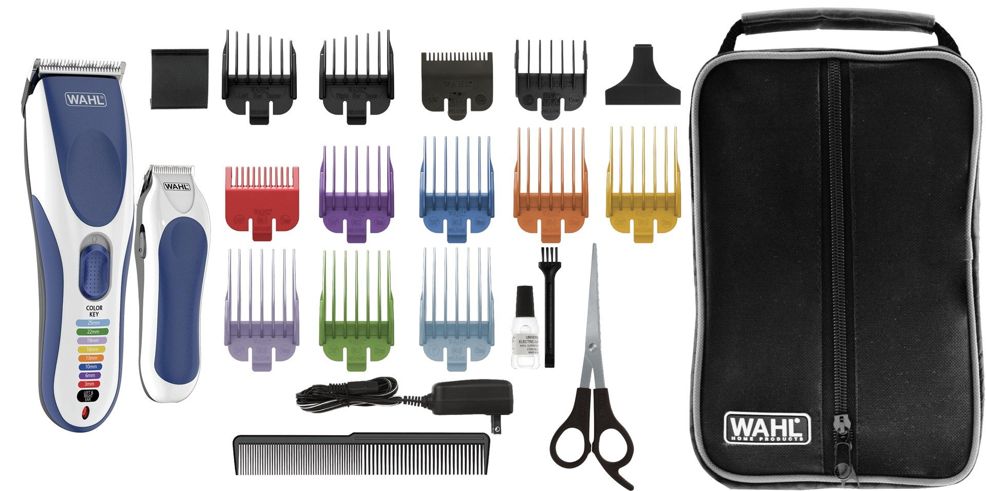 Wahl 09649-916 Hair Trimmers/Clipper Blue White 8 Nickel-Metal Hydride (NiMH)