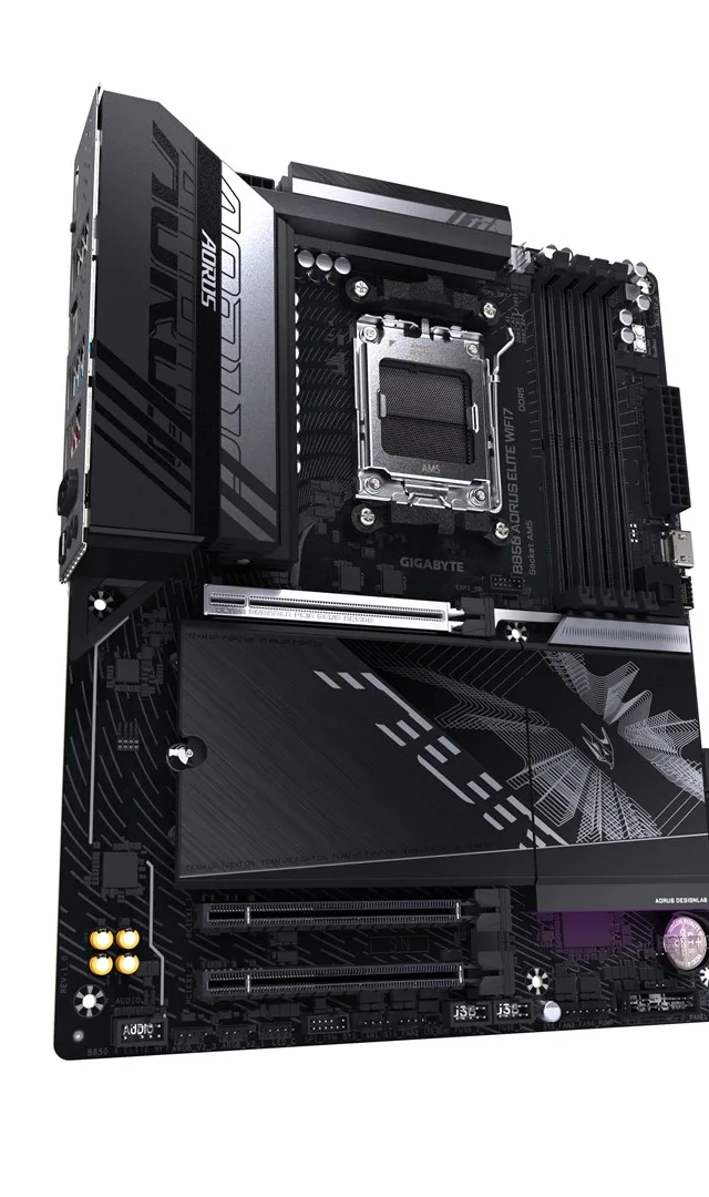 GIGABYTE B850 AORUS ELITE WIFI7 Motherboard - AMD Ryzen 9000 Series CPUs, 14+2+2 Phases Digital VRM, up to 8200MHz DDR5 (OC), 1xPCIe 5.0 + 2xPCIe 4.0 M.2, 2.5 LAN, WIFI 7, USB 3.2 Gen 2x2