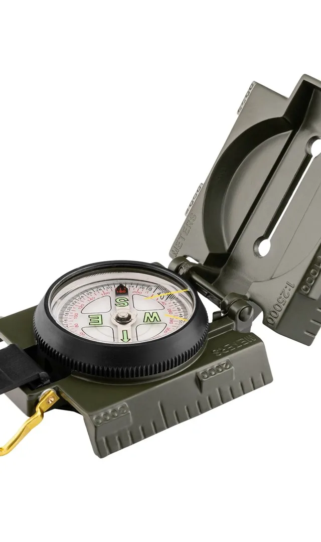 Mil-Tec US Busol With Illumination Metal Olive