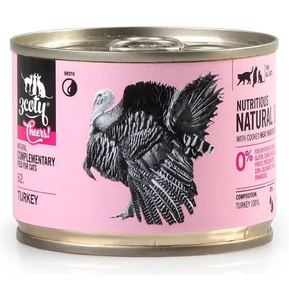 COTY Cheers 62. Turkey - Wet Cat Food - 160g 3