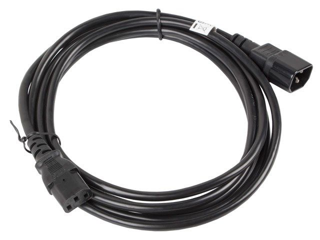 Lanberg CA-C13E-11CC-0030-BK power cable Black 3 m C13 coupler C14 coupler