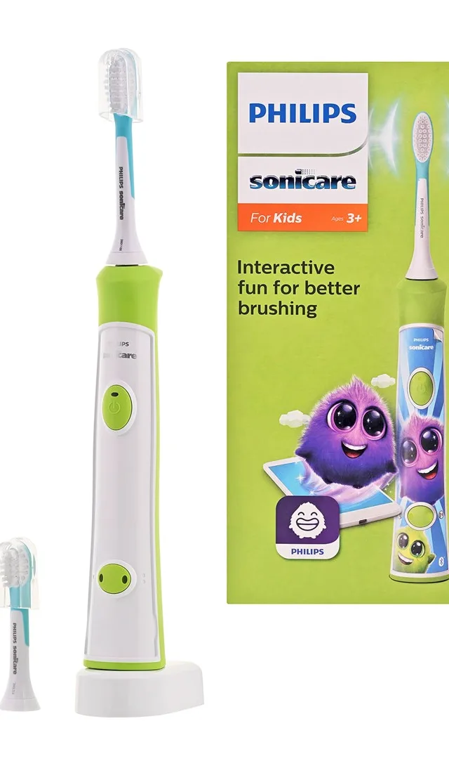 Sonicare For Kids HX6352/11, Elektrische Zahnbrste (Grn)