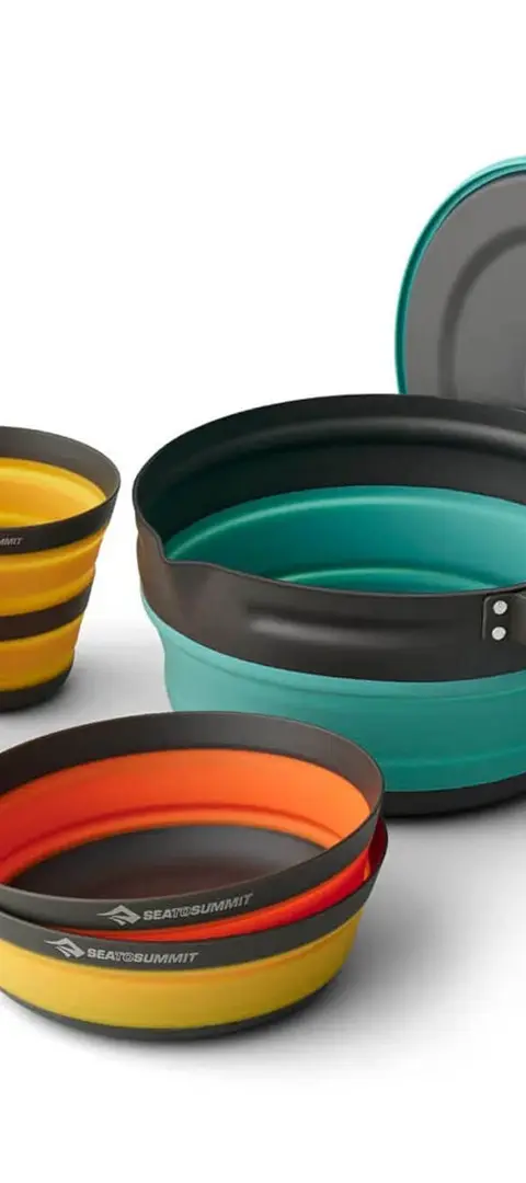 SEA TO SUMMIT Frontier UL Ultra-Light Folding Pot Set For 2 People/5 Pieces