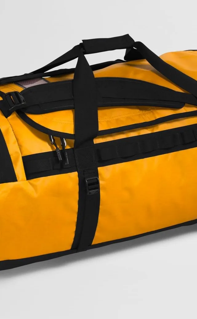 The North Face Base Camp Duffel L duffel bag 95 L Polyester Black, Yellow