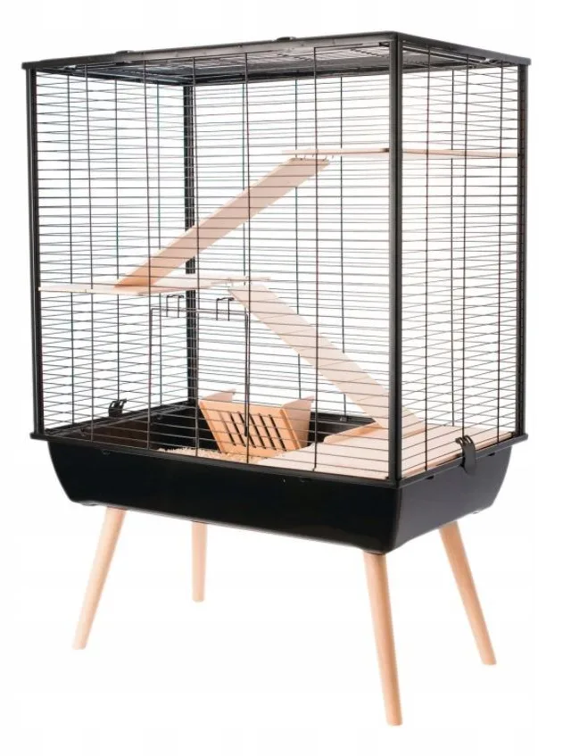 Zolux Cage Neo Cozy Large Rodents H80 Black Color