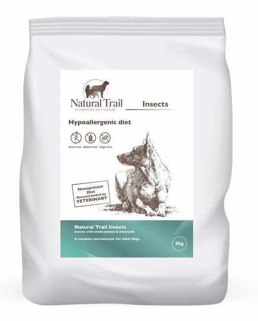 NATURAL TRAIL Premium Insects - Dry Dog Food - 2kg
