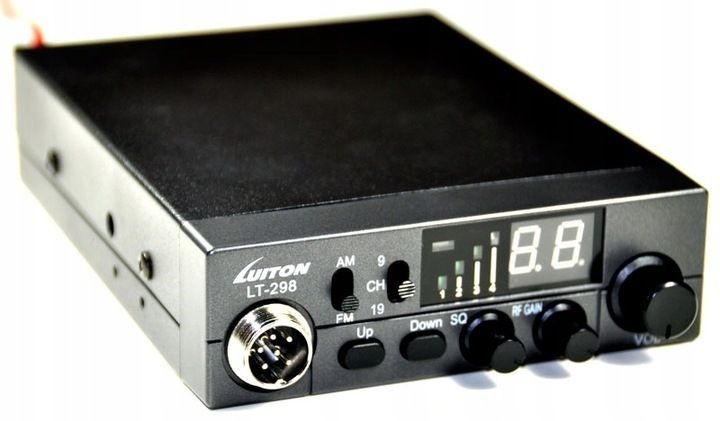 Luiton LT-298 ASQ AM/FM CB Radio Cigarette Lighter Plug Black