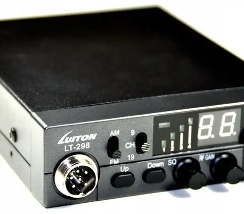 Luiton LT-298 ASQ AM/FM CB Radio Cigarette Lighter Plug Black