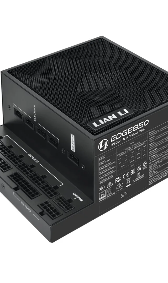 Lian Li EG0850 power supply unit 850 W 20-pin ATX SFX Black