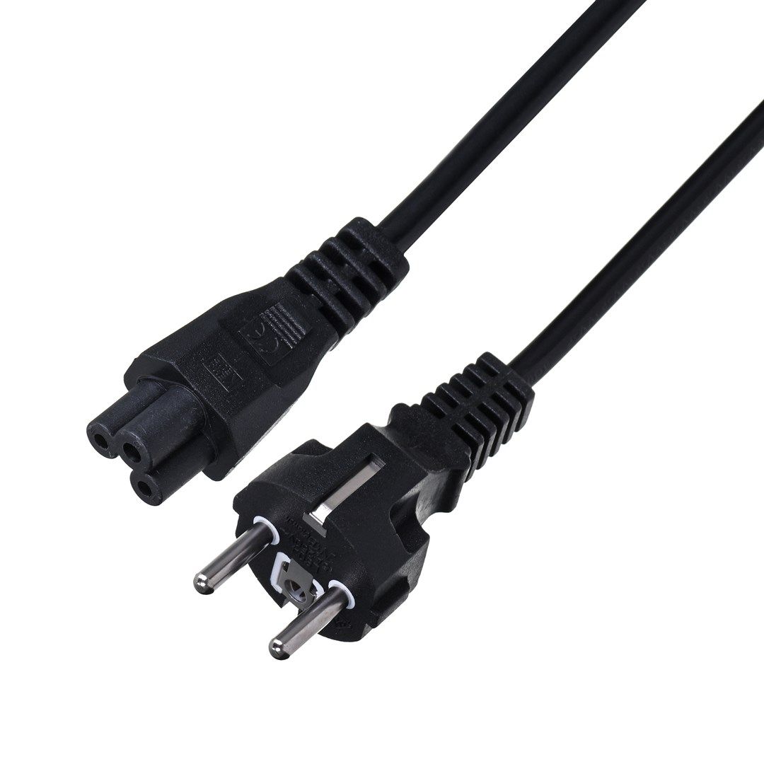 Savio CL-67 power cable Black 1.2 m IEC Type C (3.8 mm, 1.1 mm) CEE7/7