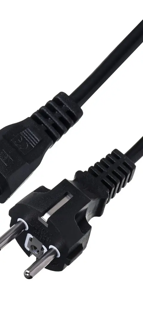 Savio CL-67 power cable Black 1.2 m IEC Type C (3.8 mm, 1.1 mm) CEE7/7