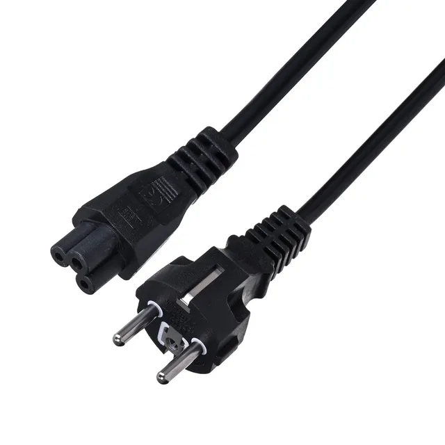 Savio CL-67 power cable Black 1.2 m IEC Type C (3.8 mm, 1.1 mm) CEE7/7