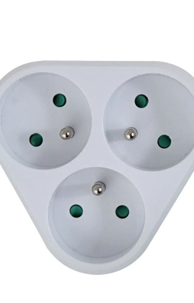 Esperanza ELK303W Electrical Splitter 3 Sockets White