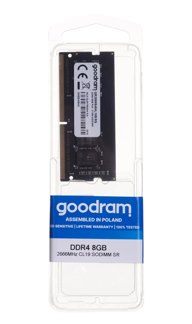 Goodram GR2666D464L19S/8G memory module 8 GB DDR4 2666 MHz