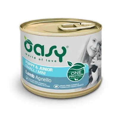 OASY One Protein Puppy Junior Small/Mini Lamb - Wet Dog Food - 200g