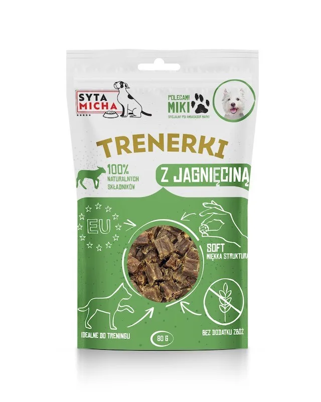 SYTA MICHA Trainers With Lamb For Dogs - Dog Treat - 80 G