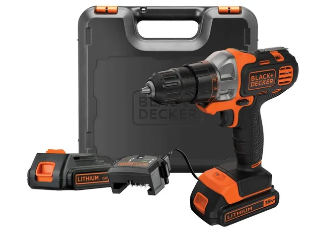 Black Decker MT218KB Drill 800 RPM Black Orange 1.46 Kg
