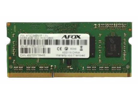 AFOX AFSD48FH1P memory module 8 GB 1 x 8 GB DDR4 260-pin SO-DIMM