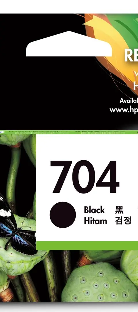 HP 704 Black Original Ink Advantage Cartridge
