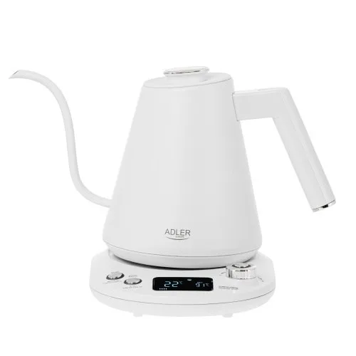 Czajnik Elektryczny Adler AD 1349 White Z DłUgą Wylewką 1 0L