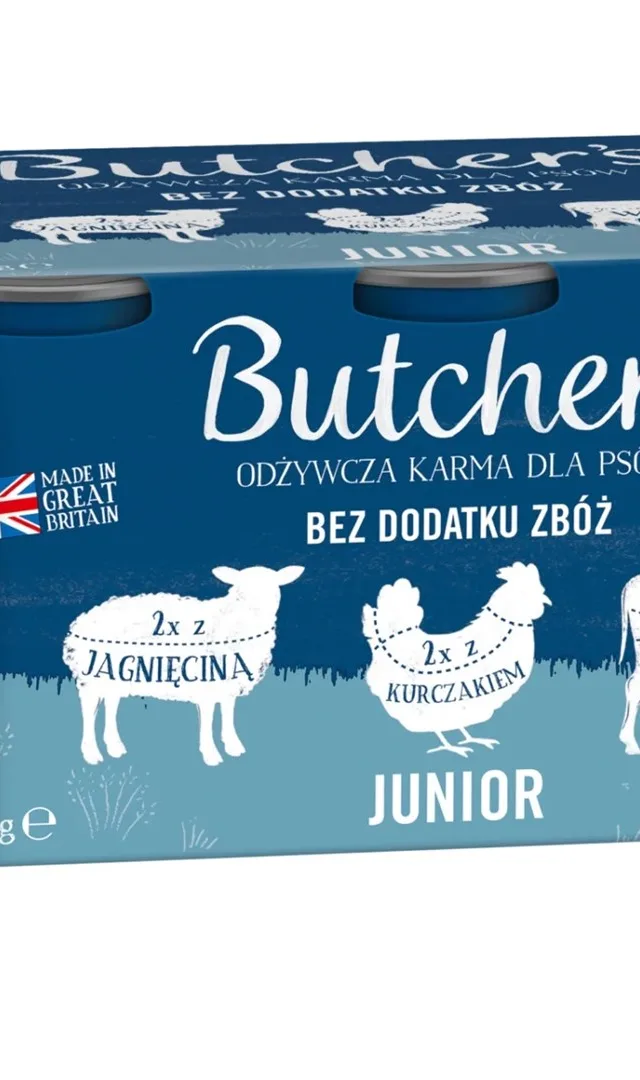 BUTCHER'S Original Junior Mega Pack Mix - Wet Dog Food - 6 X 400g