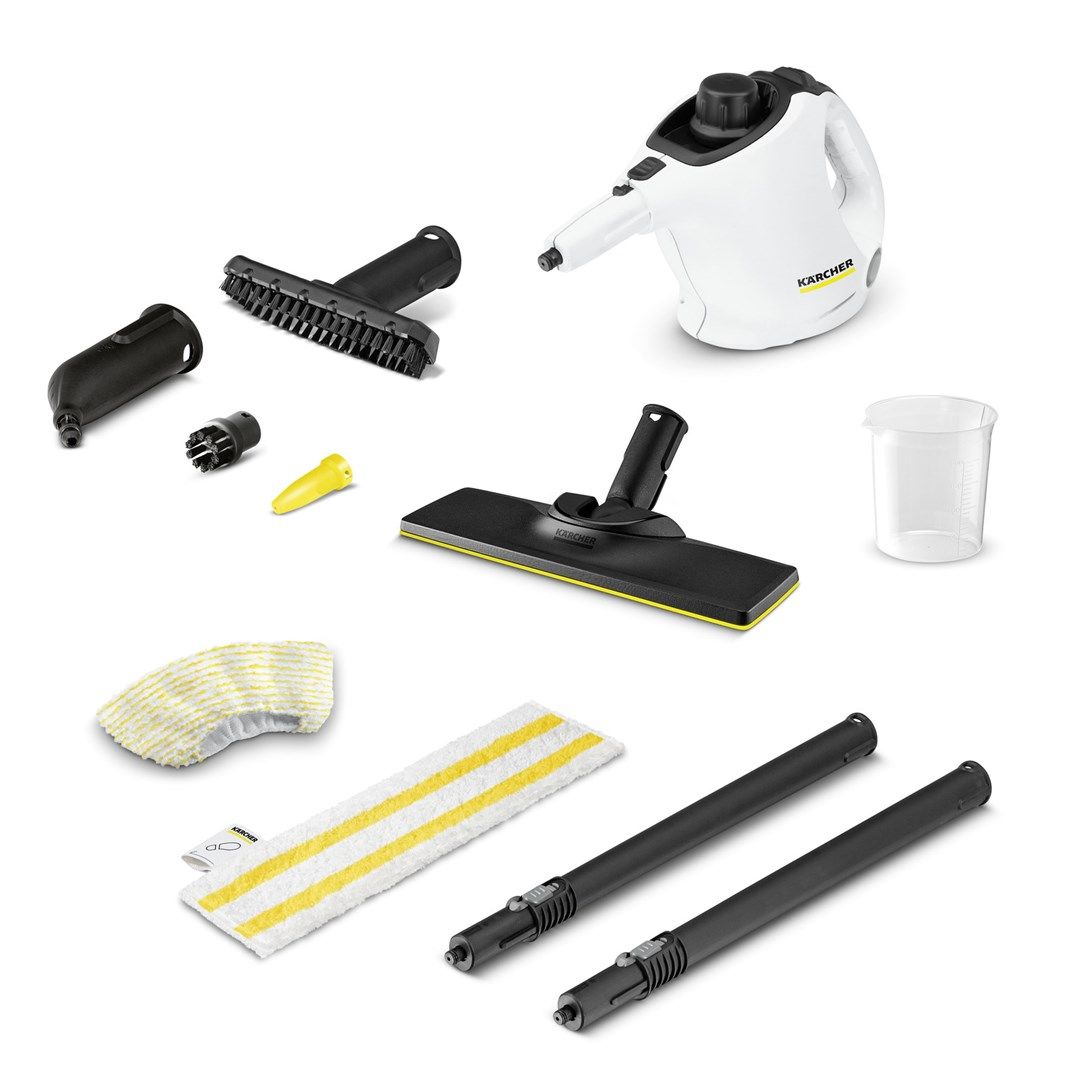 KäRcher SC 1 EasyFix Portable Steam Cleaner 1200 W Black White