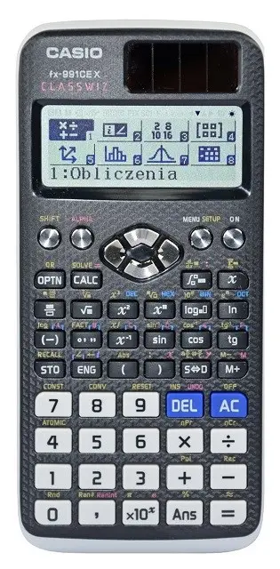 CASIO CALCULATOR SCIENTIFIC FX 991CEX CLASSWIZ BLACK 12-DIGIT DISPLAY