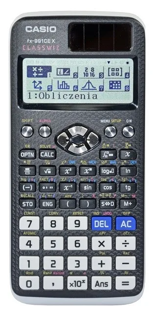 CASIO CALCULATOR SCIENTIFIC FX 991CEX CLASSWIZ BLACK 12-DIGIT DISPLAY