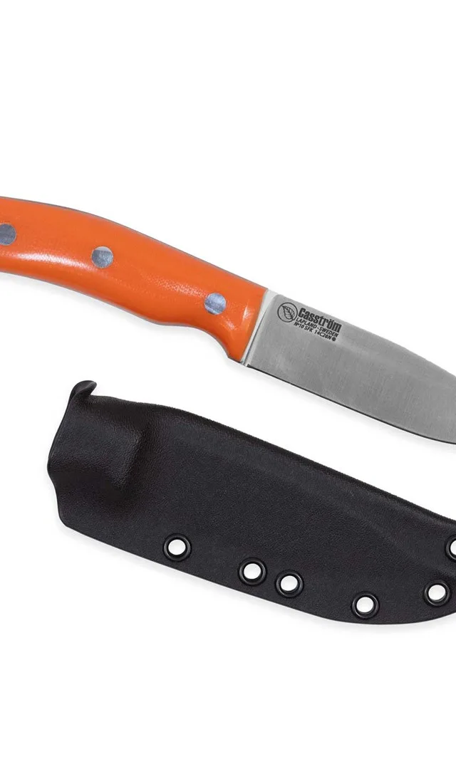 Nóż Casström No.10 SFK Orange G10 14C28N Kydex