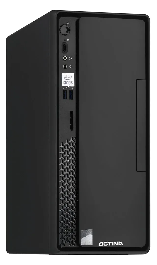 Actina 5901443334361 PC Intel® Core™ i3 i3-12100 8 GB DDR4-SDRAM 512 GB SSD Windows 11 Home Mini Tower Black